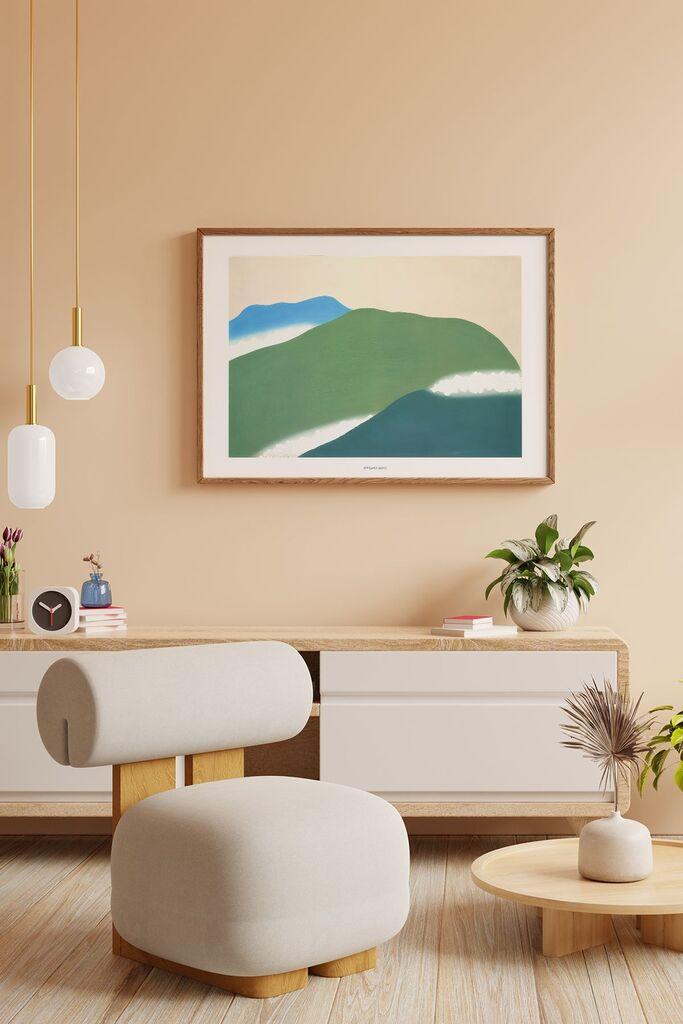 Wallity Uramljena slika Lmnmdlkahve10, 33x48 cm