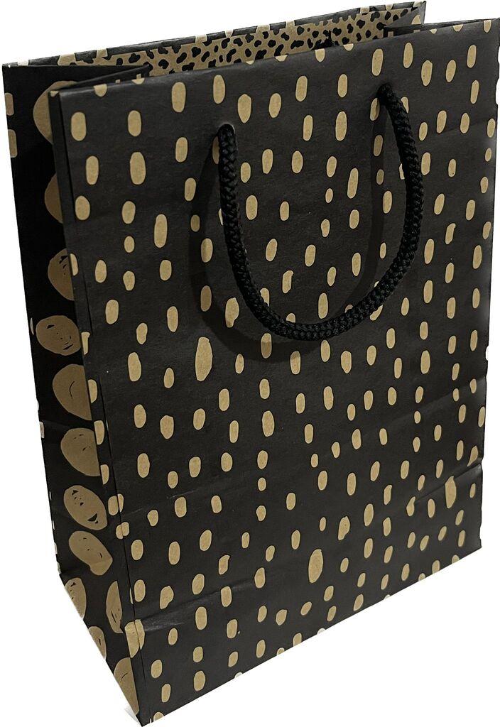 Ukrasna kesa Tufne, 18x9x24 cm, Crno-bež