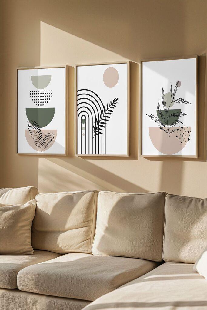 Wallity Uramljena slika Artvmodel10, 33x48 cm, 3 dela