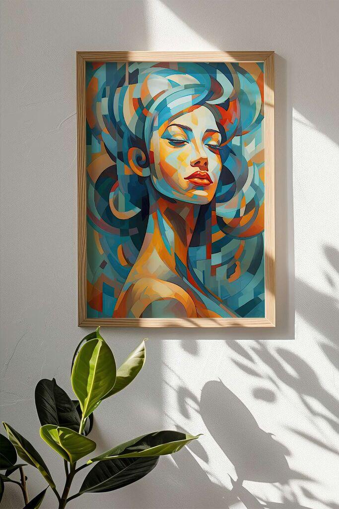 Wallity Uramljena slika Mscartmdl18, 33x48 cm