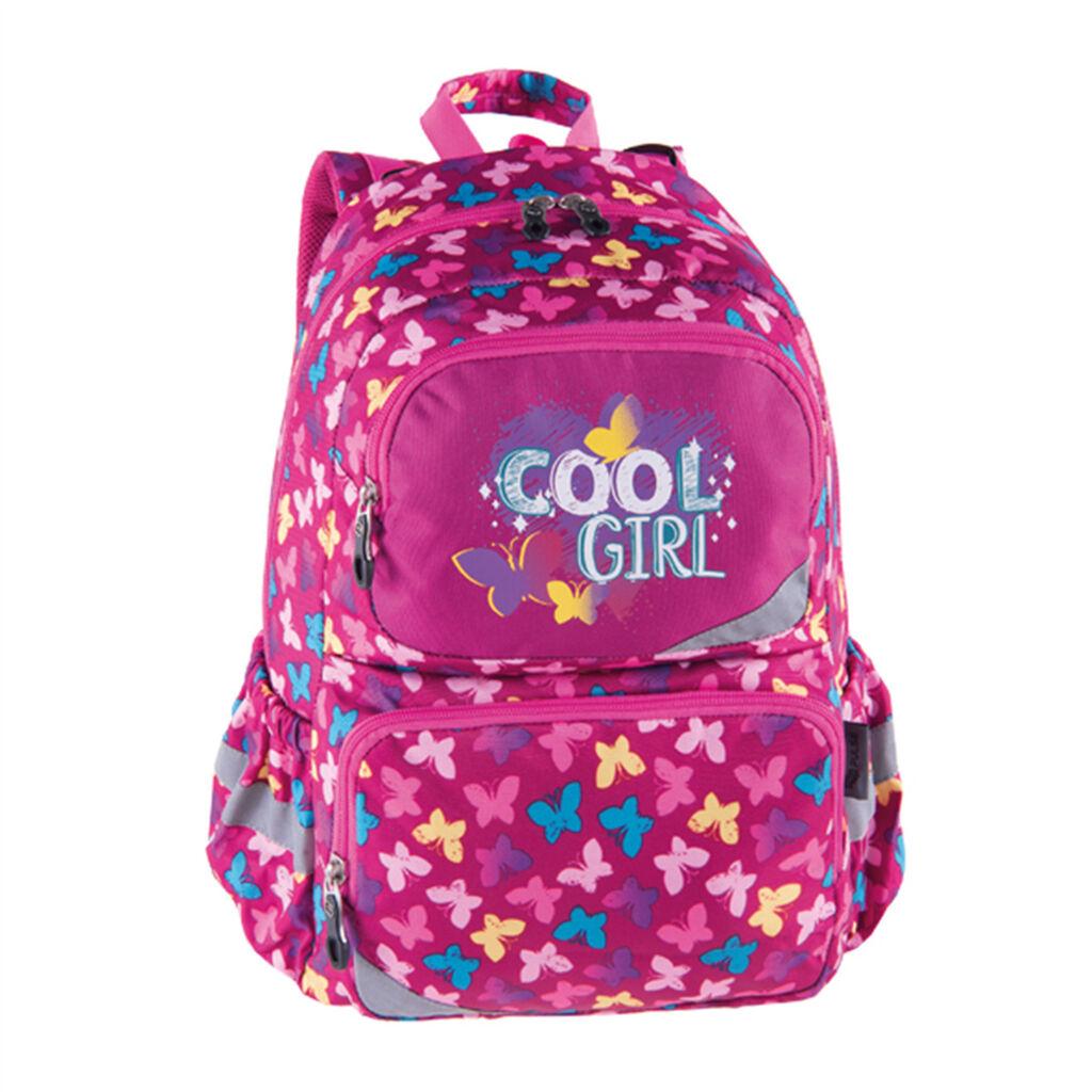 Pulse Ranac za devojčice Cool girl, Anatomski, Roze