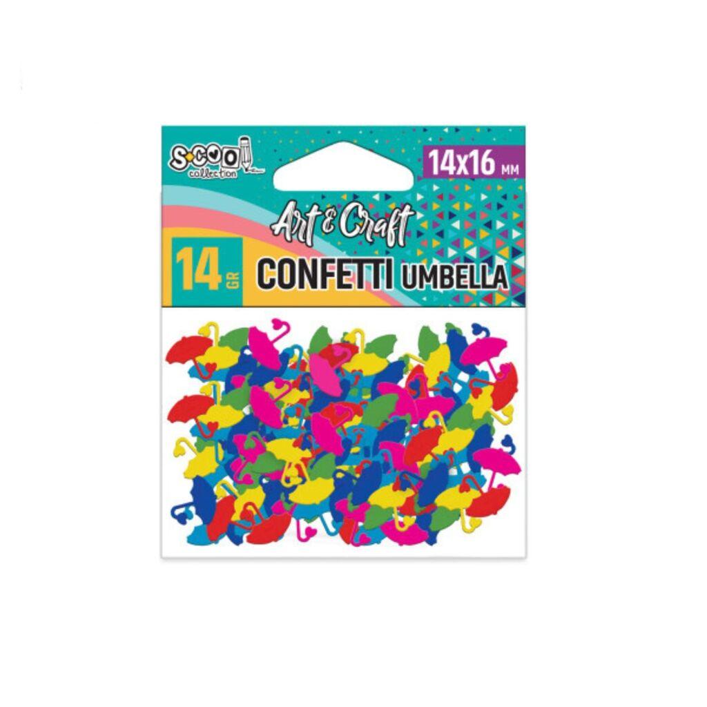 Scool Konfete kišobrani, Šarene