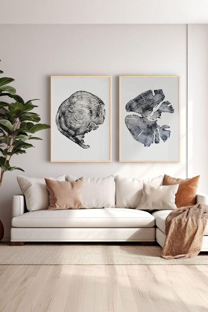 Wallity Uramljena slika Ersy2Limodel15, 33x48 cm, 2 dela