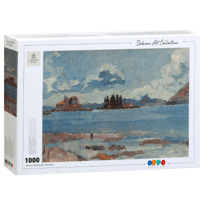 ODDO Slagalica Serbian Art Collection, Kosta Miličević, Ostrvca kraj Krfa, 1000 delova