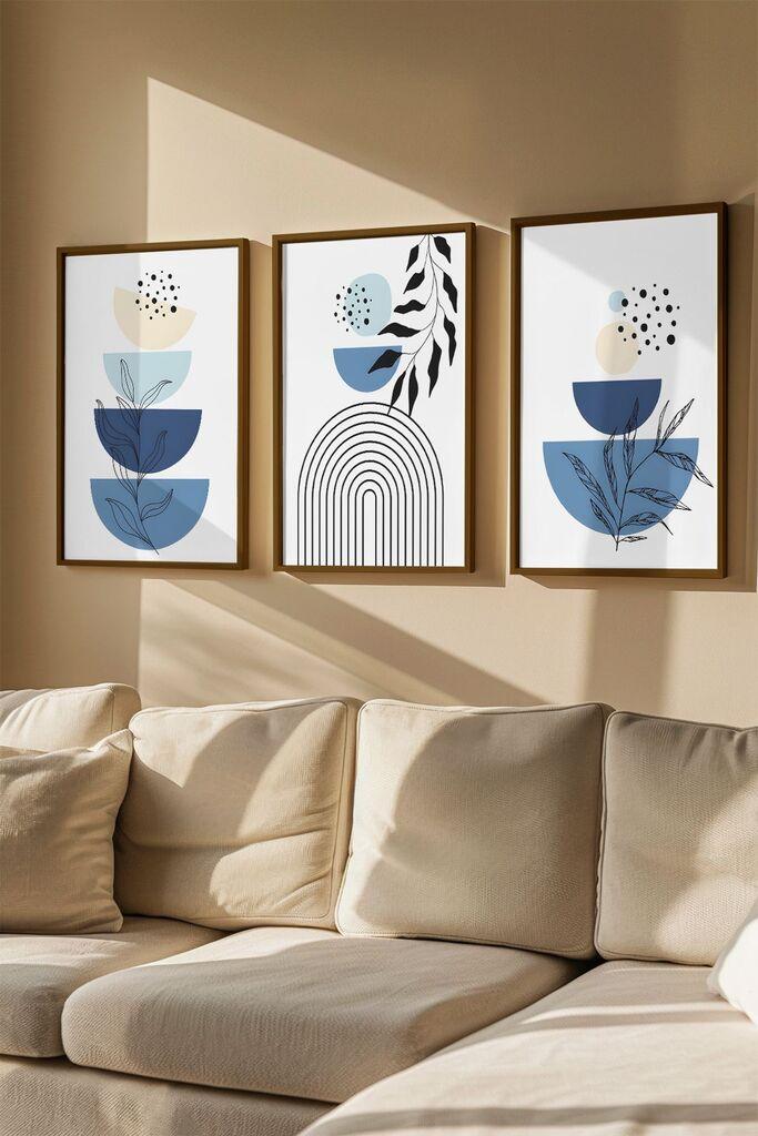 Wallity Uramljena slika Artvmodel5, 33x48 cm, 3 dela