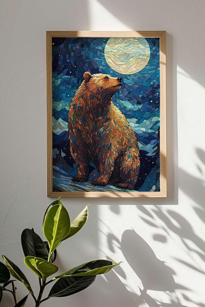 Wallity Uramljena slika Mscartmdl6, 33x48 cm