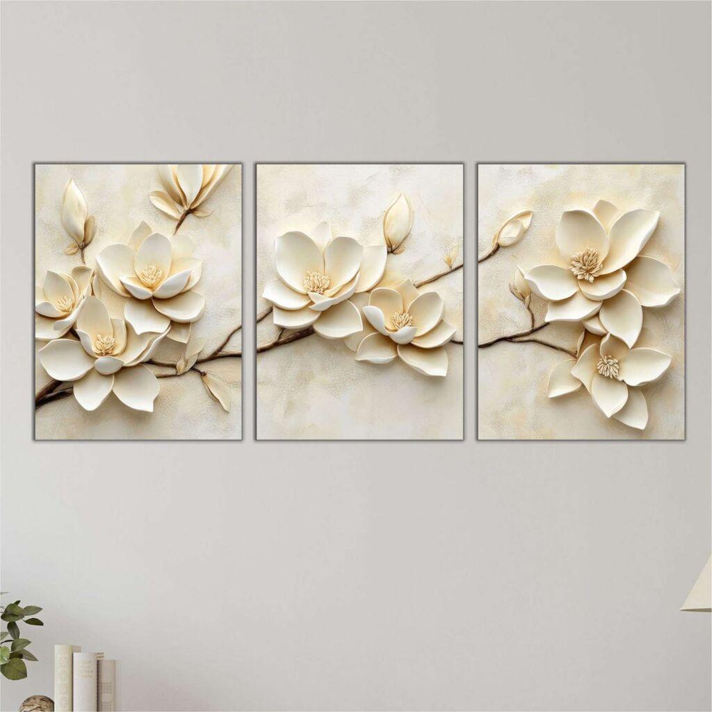 Wallity Slika Mdf-00108, 40x90 cm, 3 dela