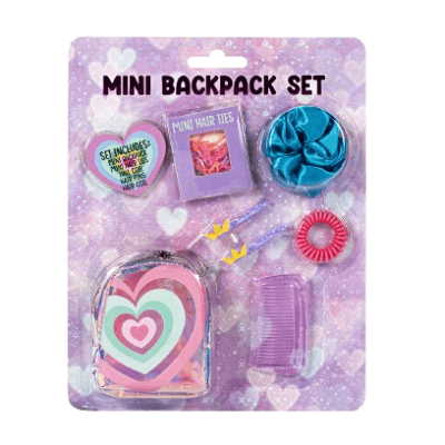 Set za kosu Dream Pop Mini Backpack, Srca