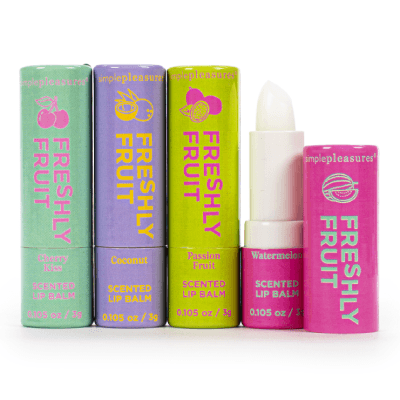 Simple Pleasures Balzami za usne Fruity, Lubenica, 4 komada, 3g