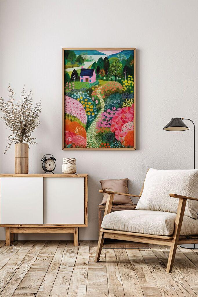 Wallity Uramljena slika Artsrmdl3, 33x48 cm