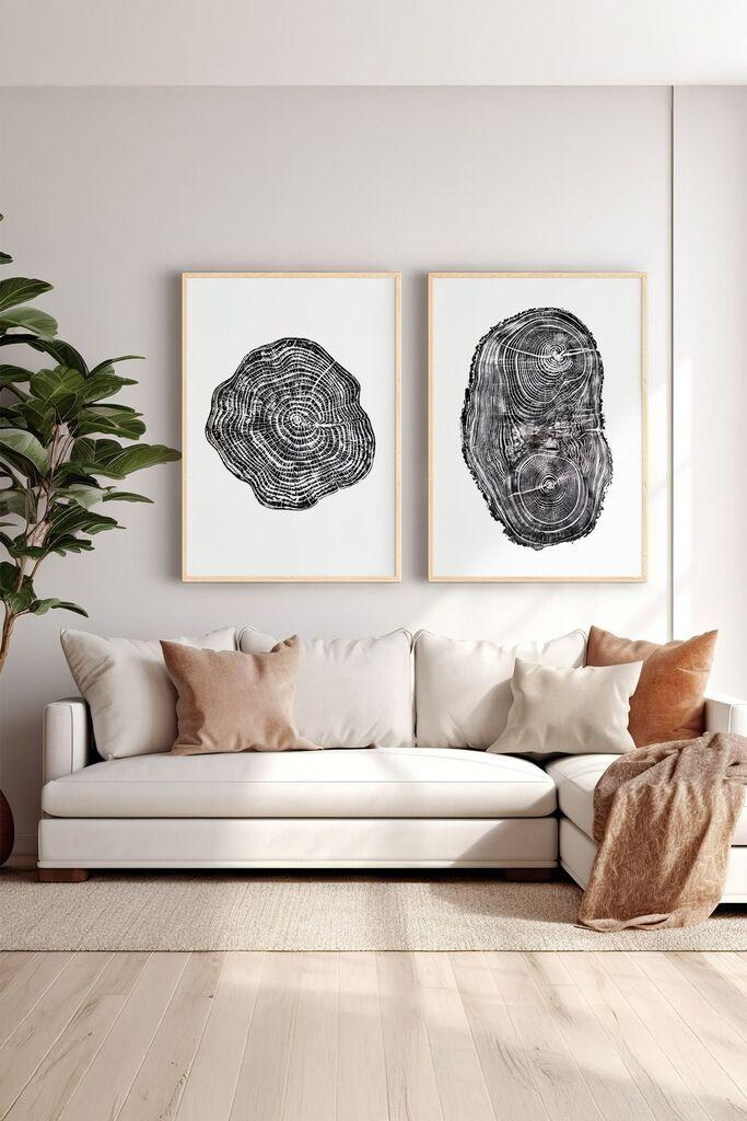 Wallity Uramljena slika Ersy2Limodel27, 33x48 cm, 2 dela