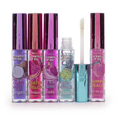 Simple Pleasures Set sjajeva za usne Fruity, Kokos, 5 komada, 8ml
