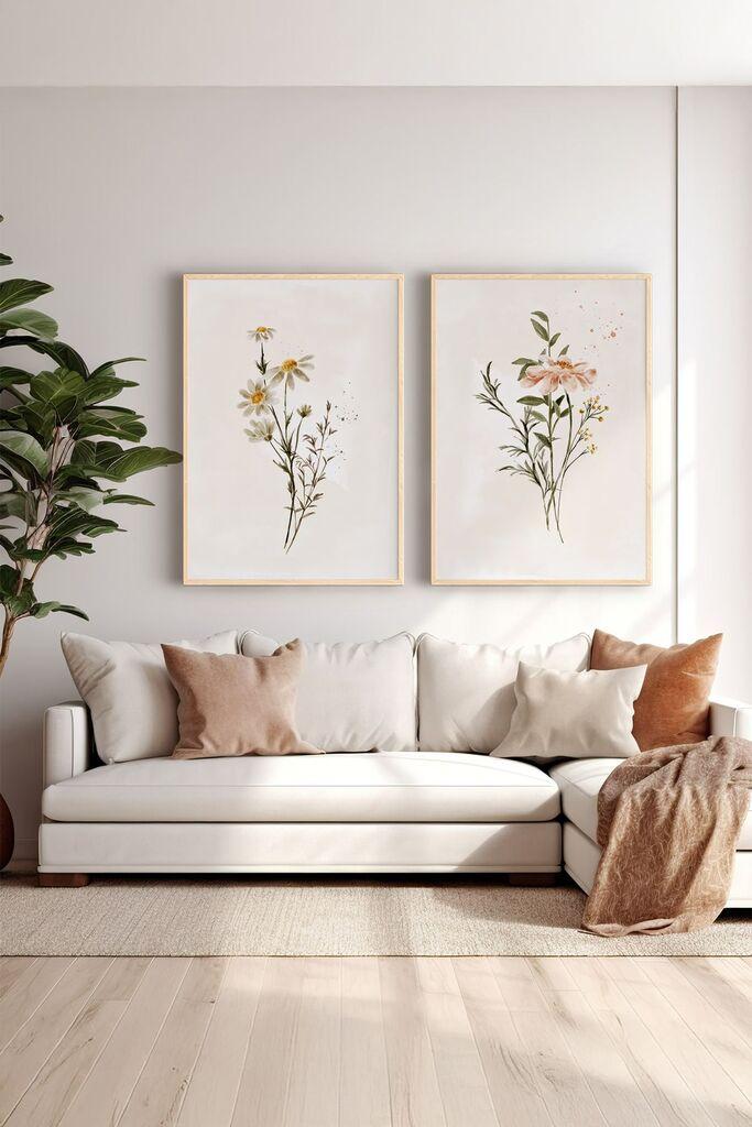 Wallity Uramljena slika Ersy2Limodel14, 33x48 cm, 2 dela