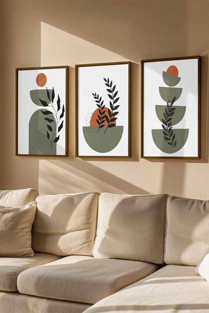 Wallity Uramljena slika Artvmodel6, 33x48 cm, 3 dela