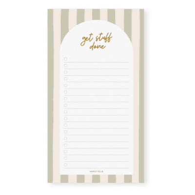To-Do lista Serene Stripes, 50 listova