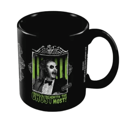 Pyramid International Šolja Beetlejuice Ghost With the Most, Crna