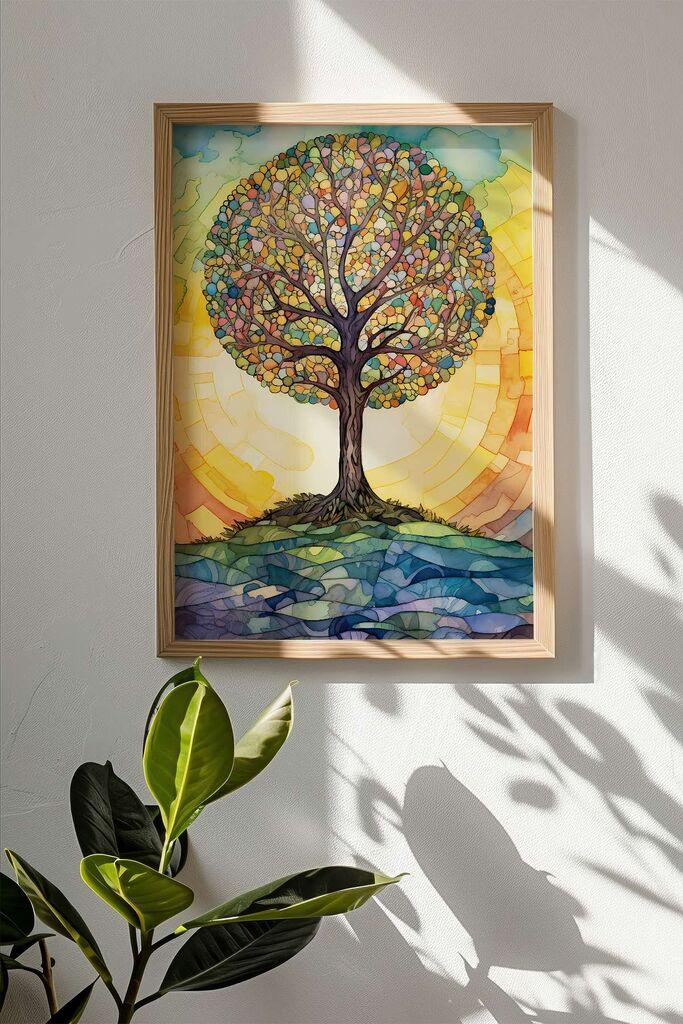 Wallity Uramljena slika Mscartmdl32, 33x48 cm