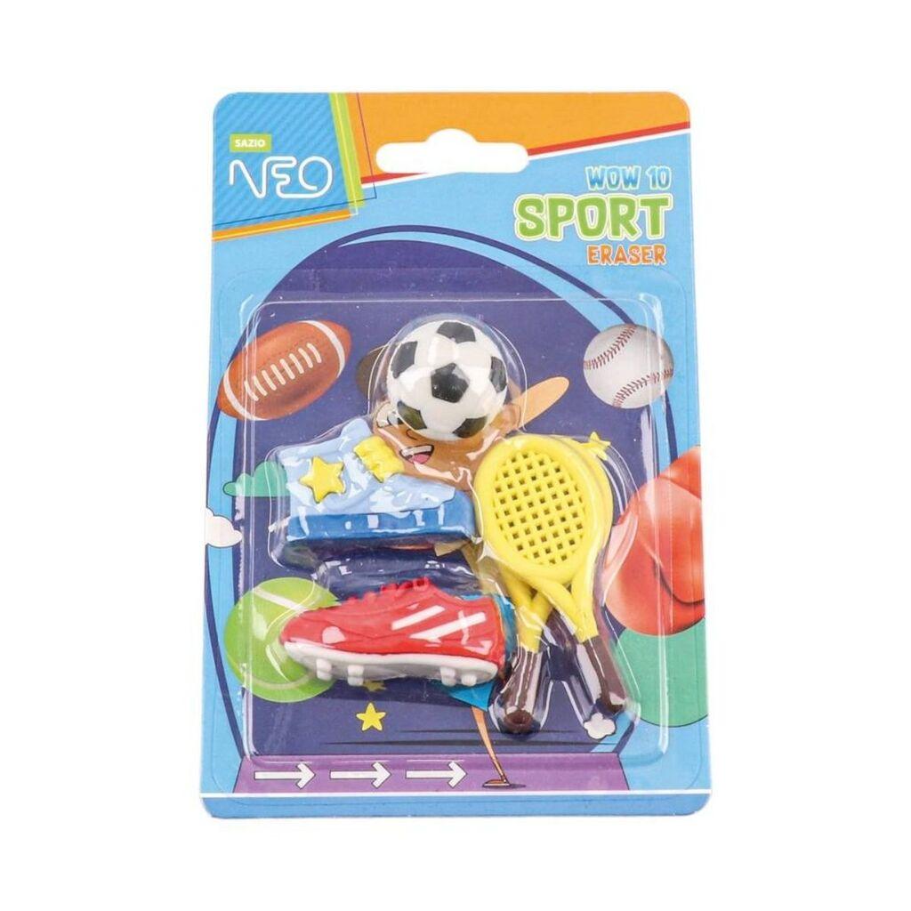 Sazio Neo Set gumica Wow 10 Sport, 4 komada, Šareni