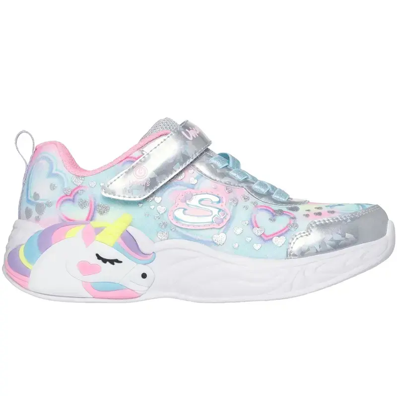 Skechers Patike za devojčice Unicorn Dreams, Srebrne boje