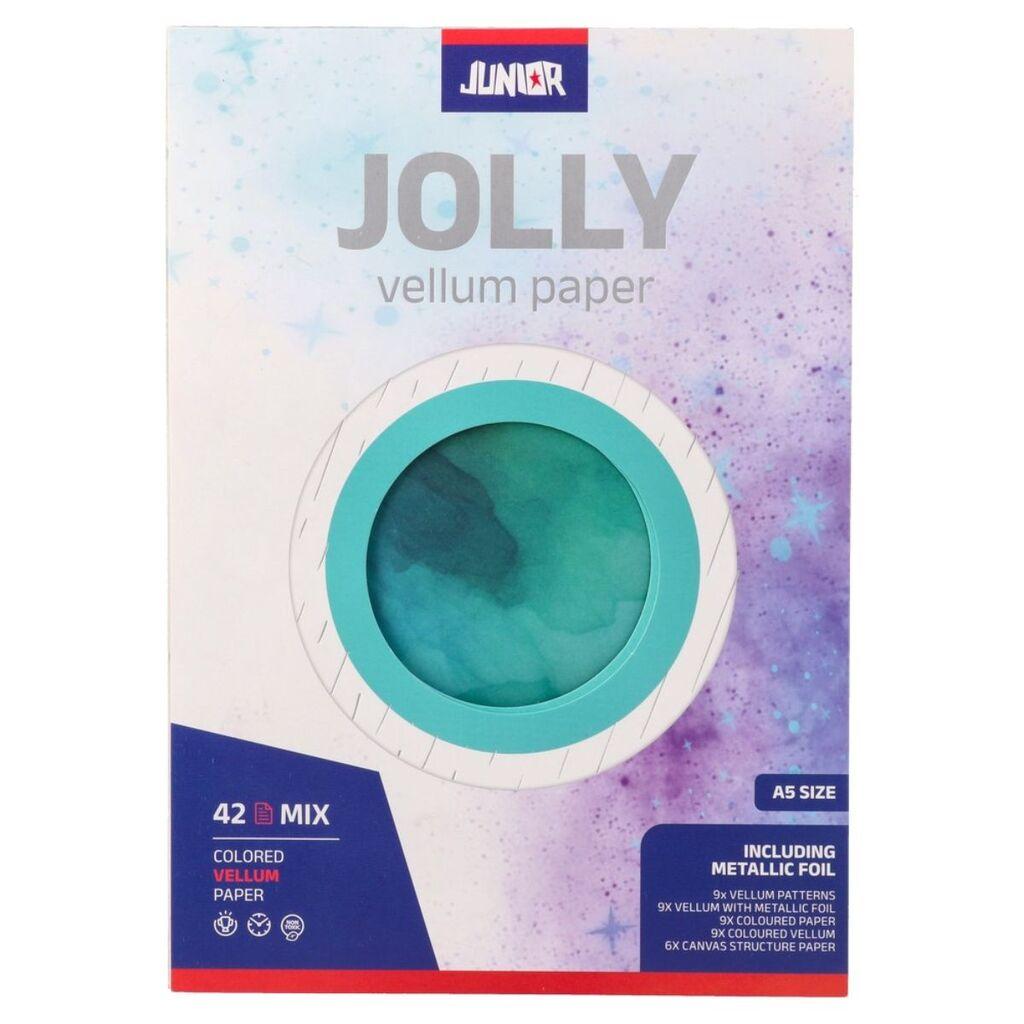 Junior Dekorativni blok papira u boji A5, Šareni