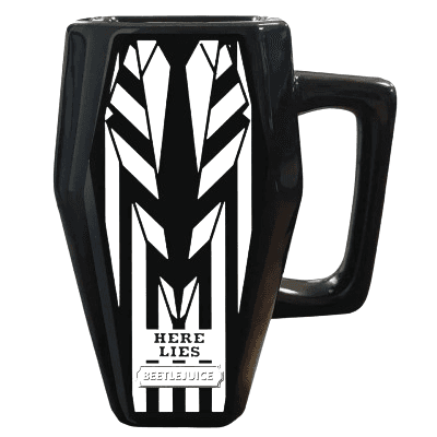 Pyramid International Šolja Coffin Beetlejuice, Crna