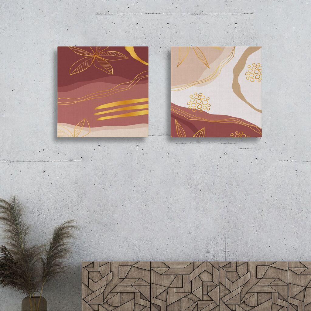 Wallity Slika ASR2-CNV25-16, 30x30cm, 2 dela