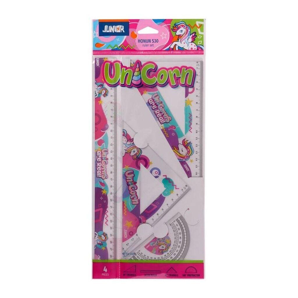 Junior Set lenjira Unicorn, 4 komada