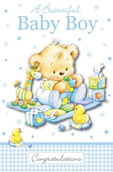 Čestitka Congrats Baby Boy