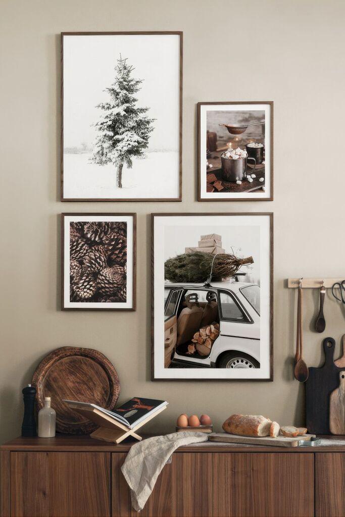 Wallity Uramljena slika Nwyearmdl1, 33x48 cm, 4 dela