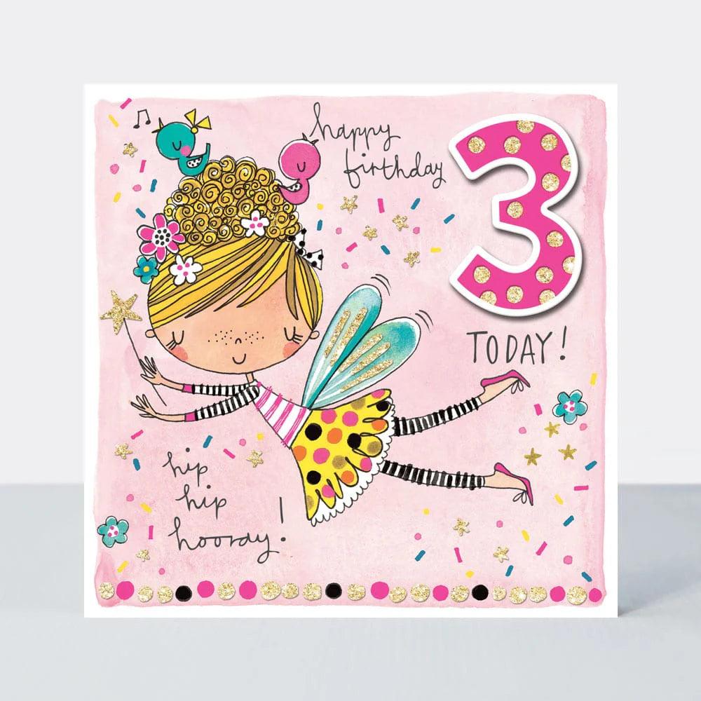 Rachel Ellen Čestitka za 3. rođendan devojčice Vila