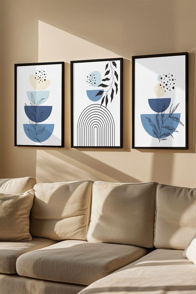 Wallity Uramljena slika Artvmodel5, 33x48 cm, 3 dela