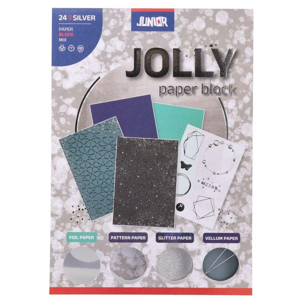 Junior Dekorativni blok papira u boji A5, Šareni