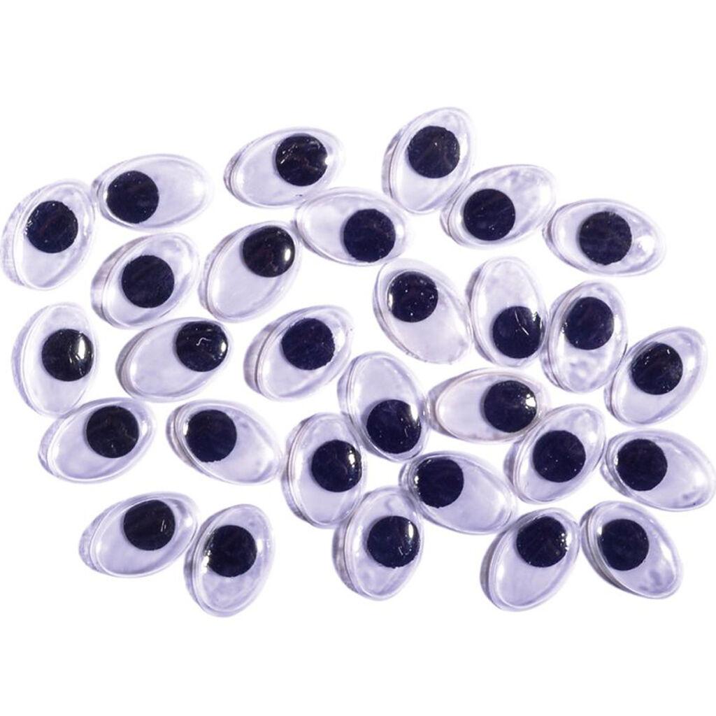 Junior Oči Crafty deco, Ovalne, 10mm