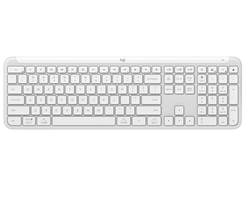 LOGITECH K950 Wireless White US tastatura bela