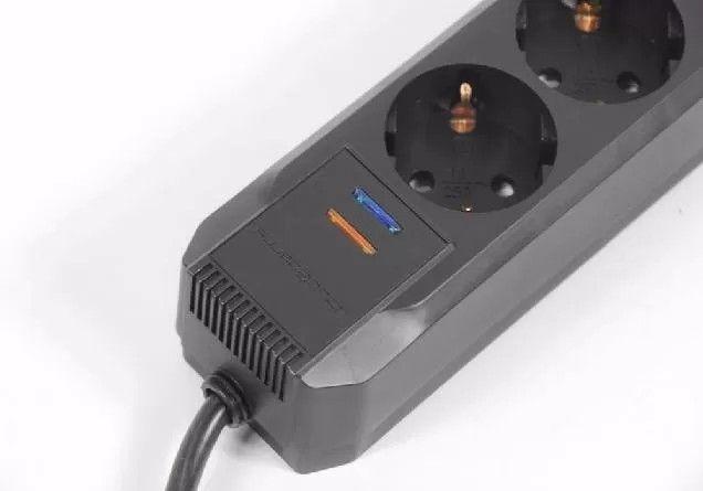 Blueberry Produžni kabl BSP-3015D-DB18, 1.8m, Crni