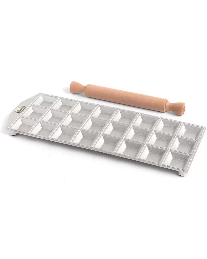 Marcato Kalup za 24 raviole 55mm SQUARED RA-Q50X24, Beli