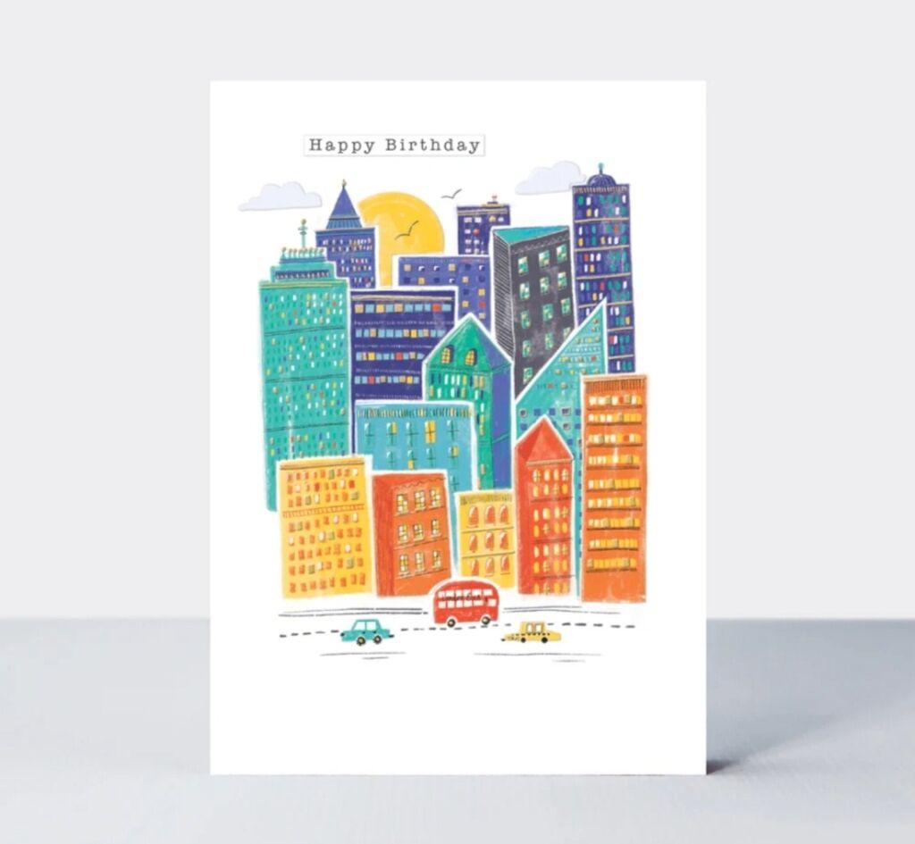 Rachel Ellen Čestitka Birthday City Scene