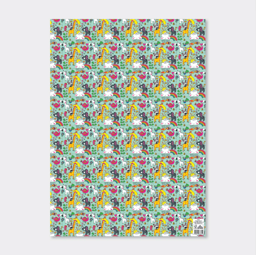 Rachel Ellen Ukrasni papir Love Our Planet, Zeleni