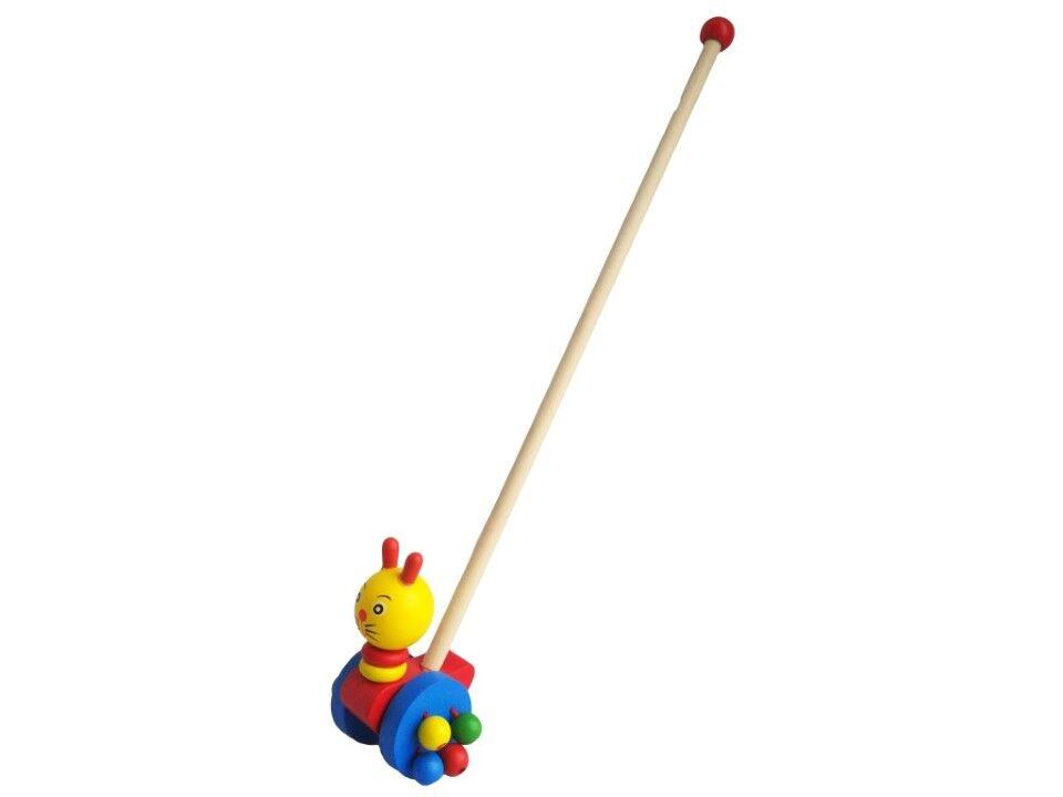 Drvena guralica za decu, Šarena