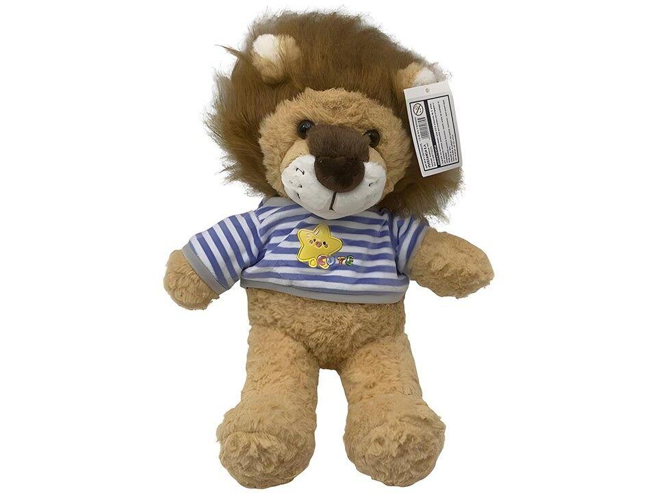 Igračka Plišani lav sa majicom, Braon