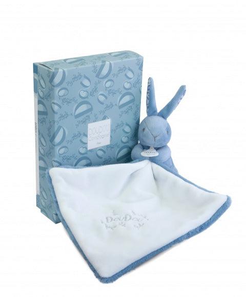 Doudou et Compagnie Plišana igračka zec, 10cm, Plava