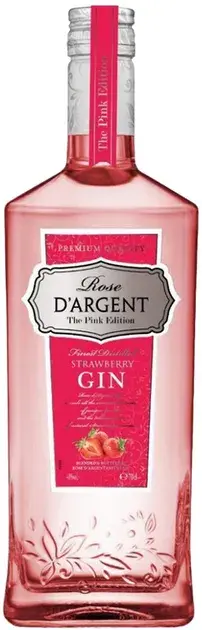 Rose d'Argent Pink Gin, 0.7 l