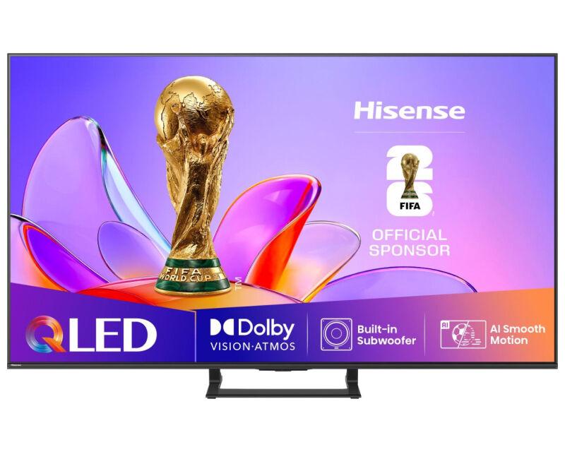 Hisense Televizor 65A85Q 65", OLED, 4K UHD, 120 Hz, Smart, VIDAA OS, Crni