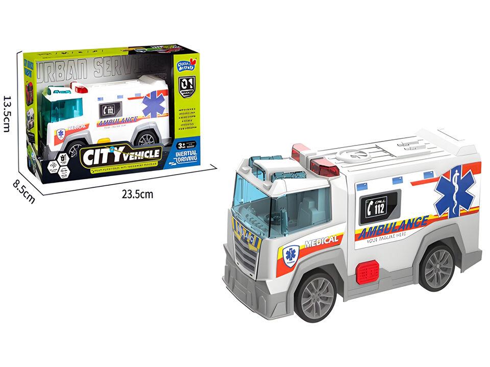 Igračka za dečake Ambulantni kamion, Beli