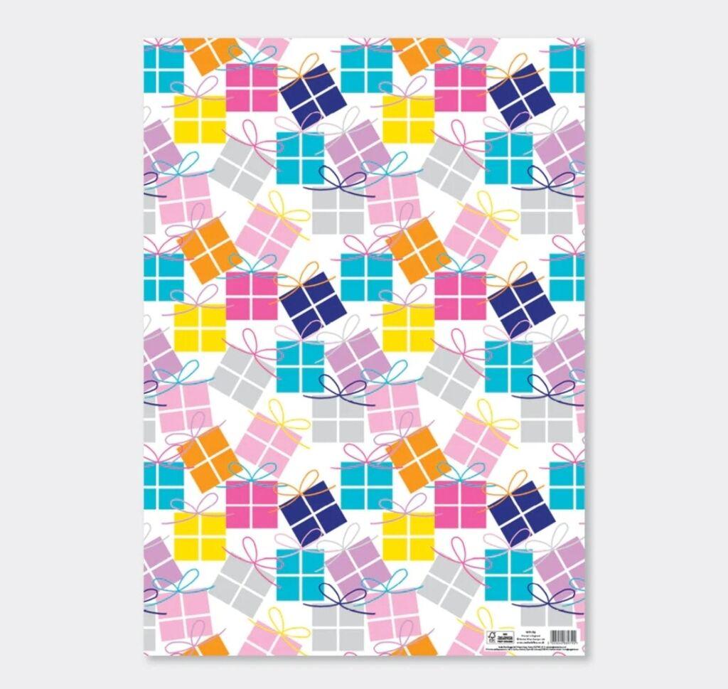 Rachel Ellen Ukrasni papir Poklončići sa mašnom, Šareni