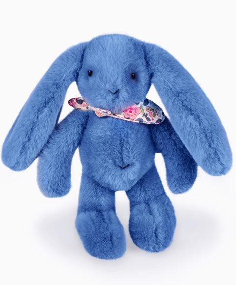 Doudou et Compagnie Plišana igračka zeka  Fleurette, 25cm, Plavi