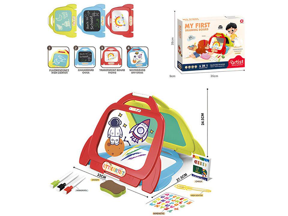 Igračka Moja prva tabla, 4 u 1