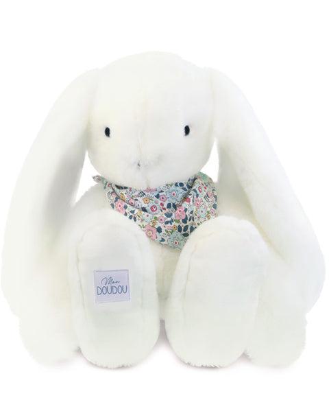 Doudou et Compagnie Plišana igračka zeka  Fleurette, 50cm, Beli