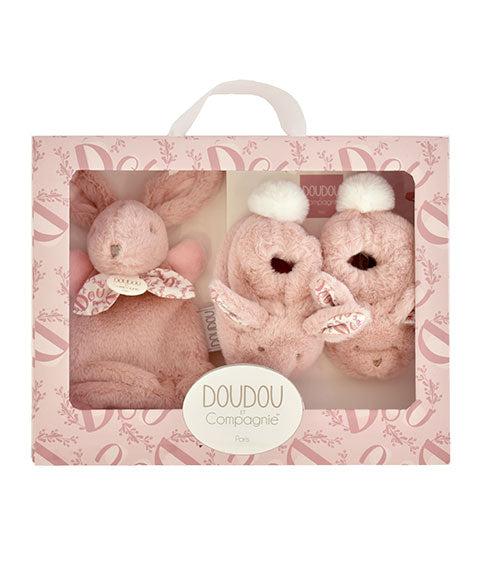 Doudou et Compagnie Set patofnice i igračka Doudou, Roze