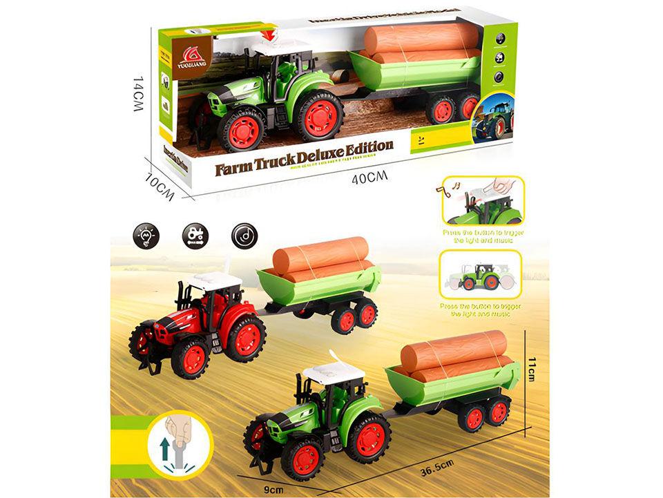 Dečiji Traktor sa prikolicom, Muzički, Zeleni